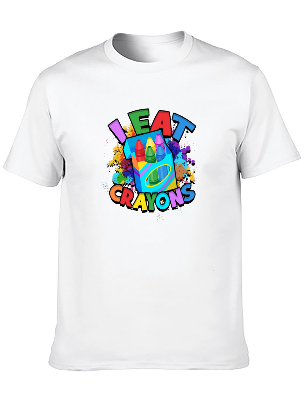 I Eat Crayons T-Shirt - Funny Graphic Tee