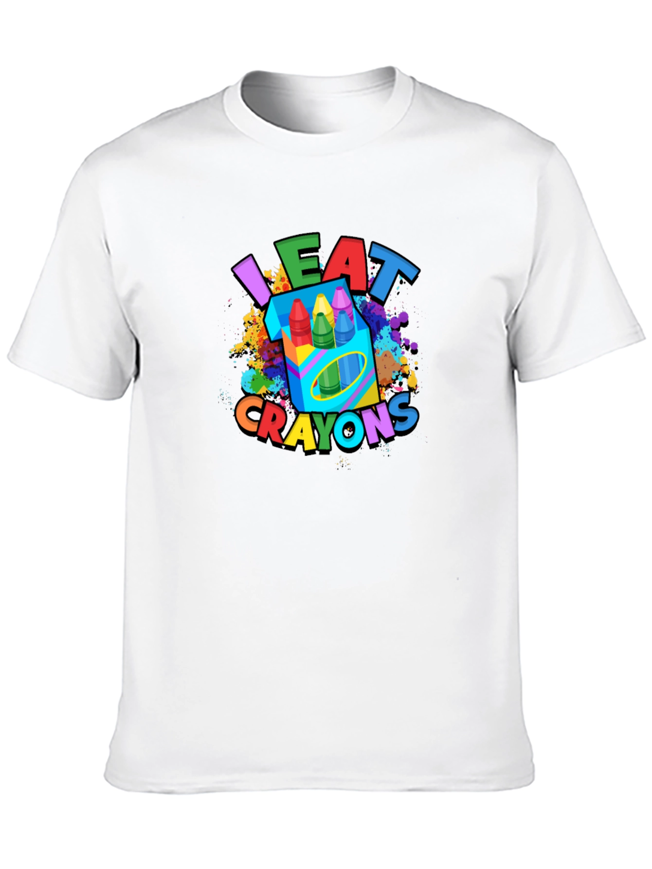 I Eat Crayons T-Shirt - Funny Graphic Tee