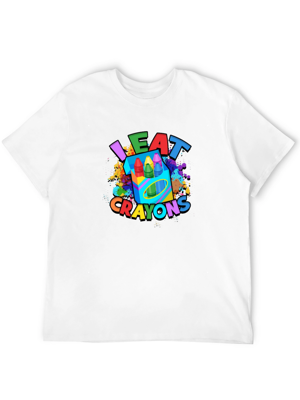 I Eat Crayons T-Shirt - Funny Graphic Tee