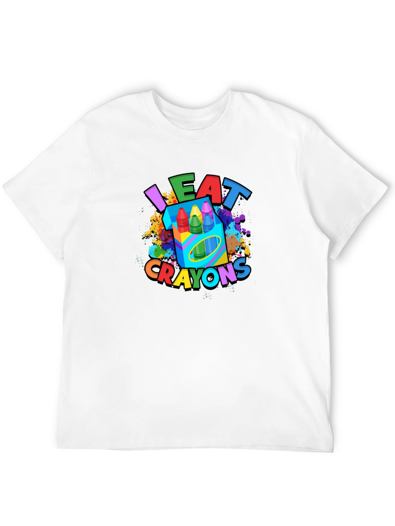 I Eat Crayons T-Shirt - Funny Graphic Tee