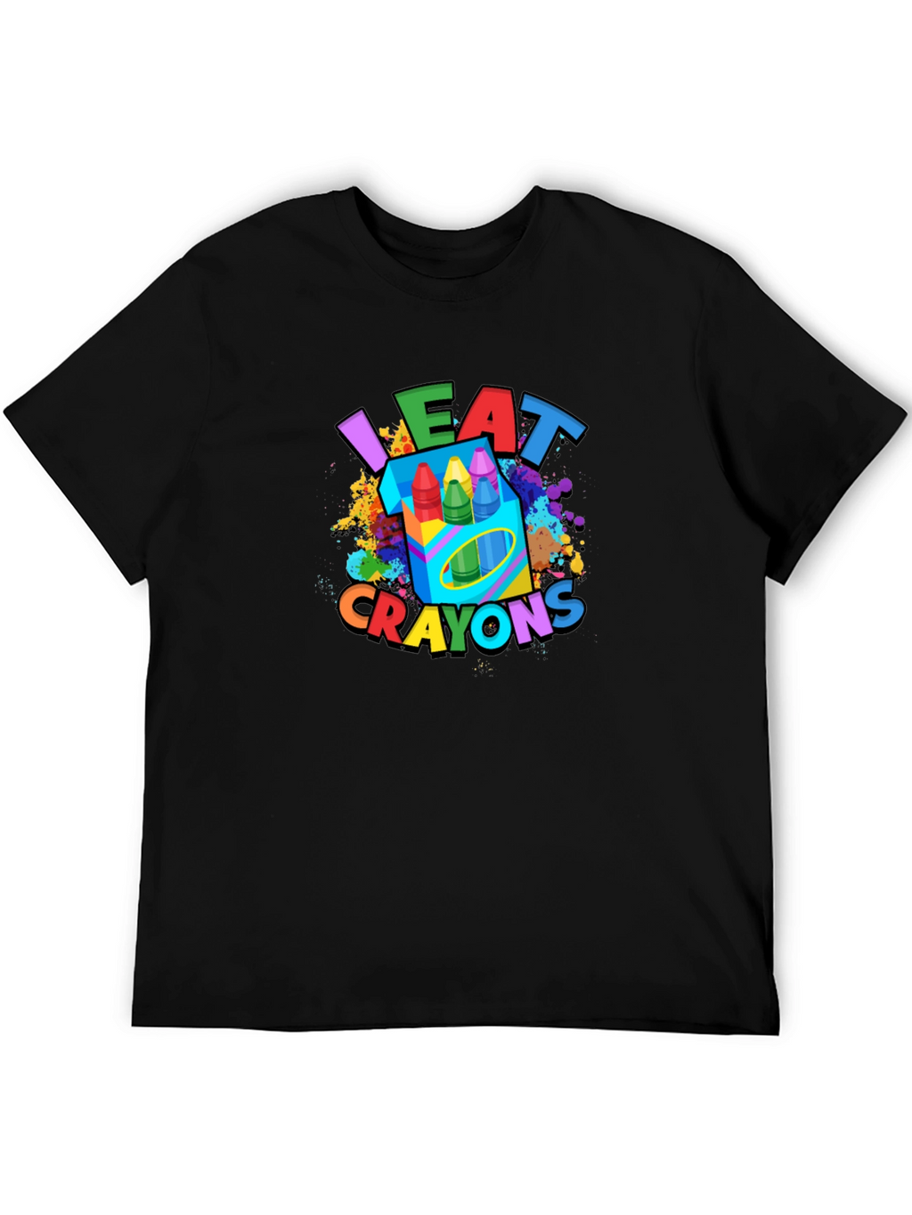 I Eat Crayons T-Shirt - Funny Graphic Tee