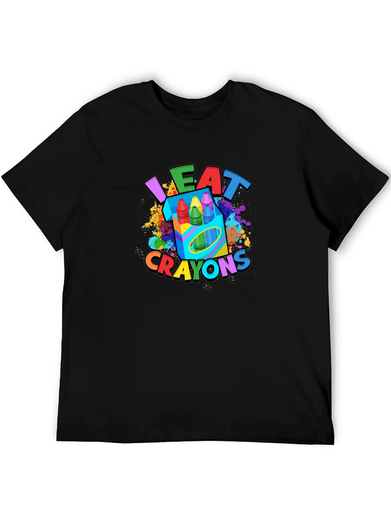 I Eat Crayons T-Shirt - Funny Graphic Tee