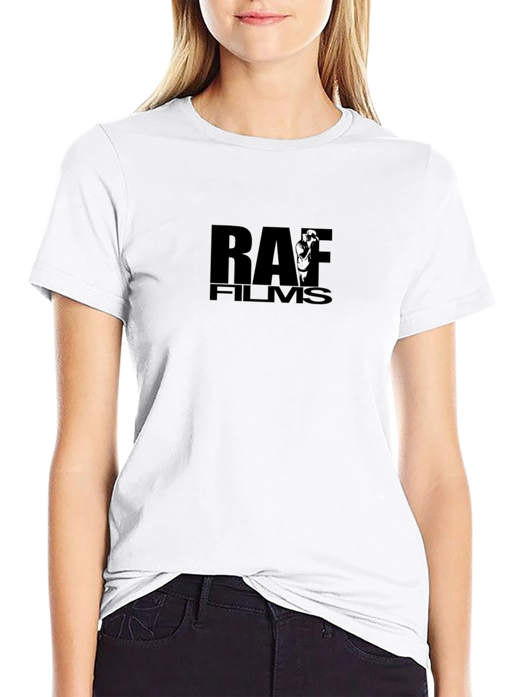 RAF Films Black Graphic Tee