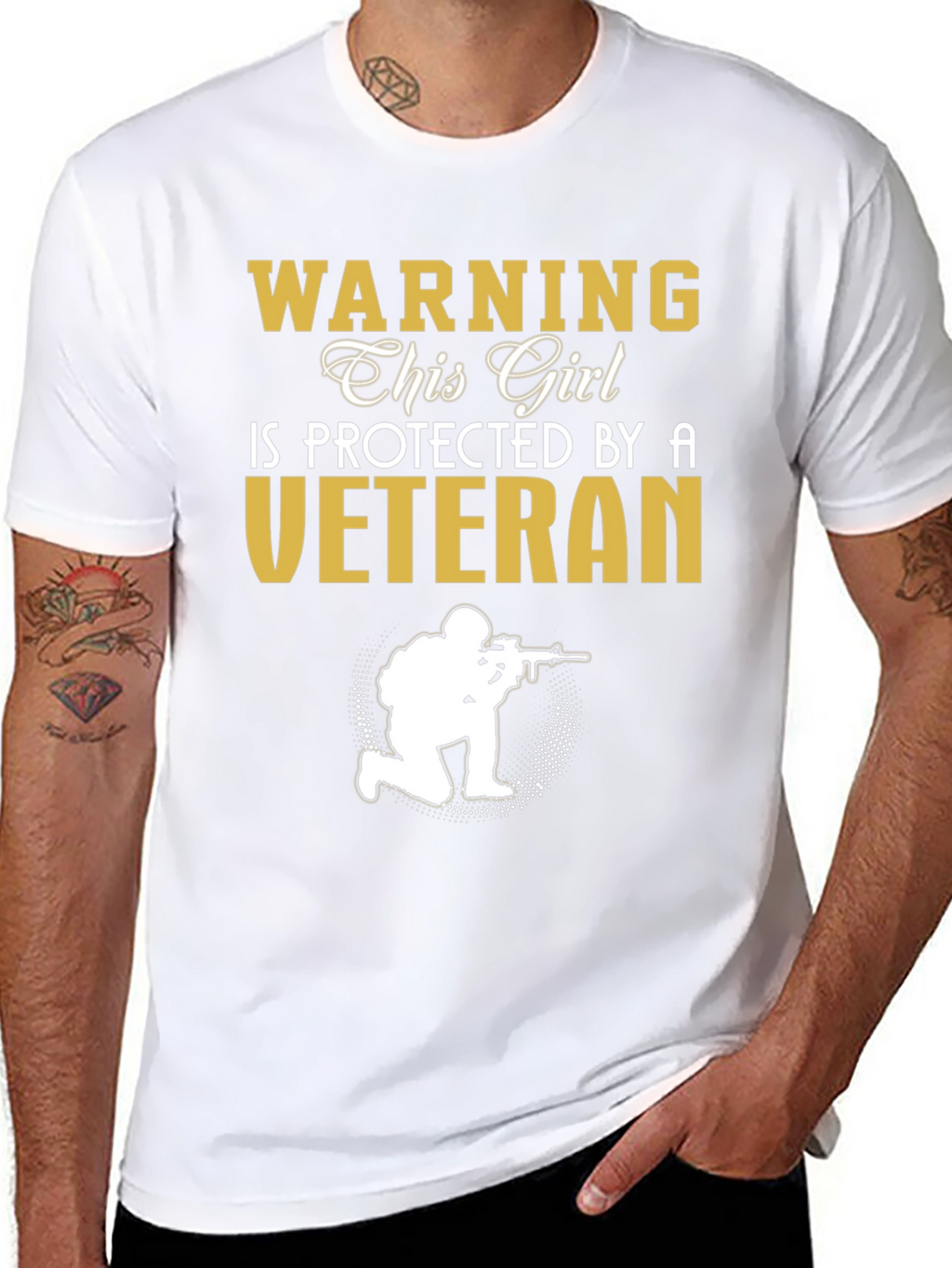 Protected by a Veteran T-Shirt
