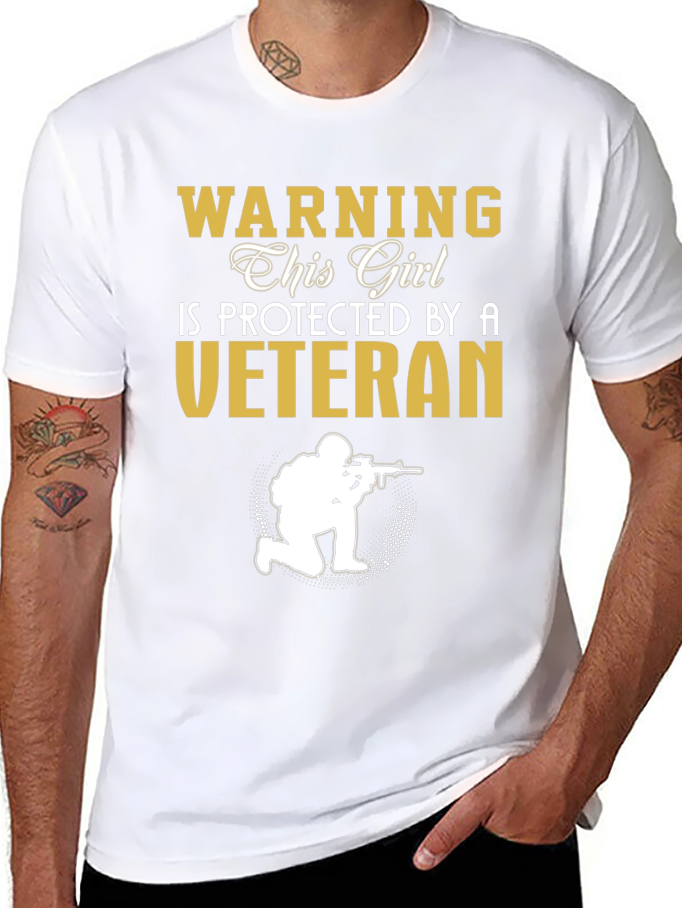Protected by a Veteran T-Shirt