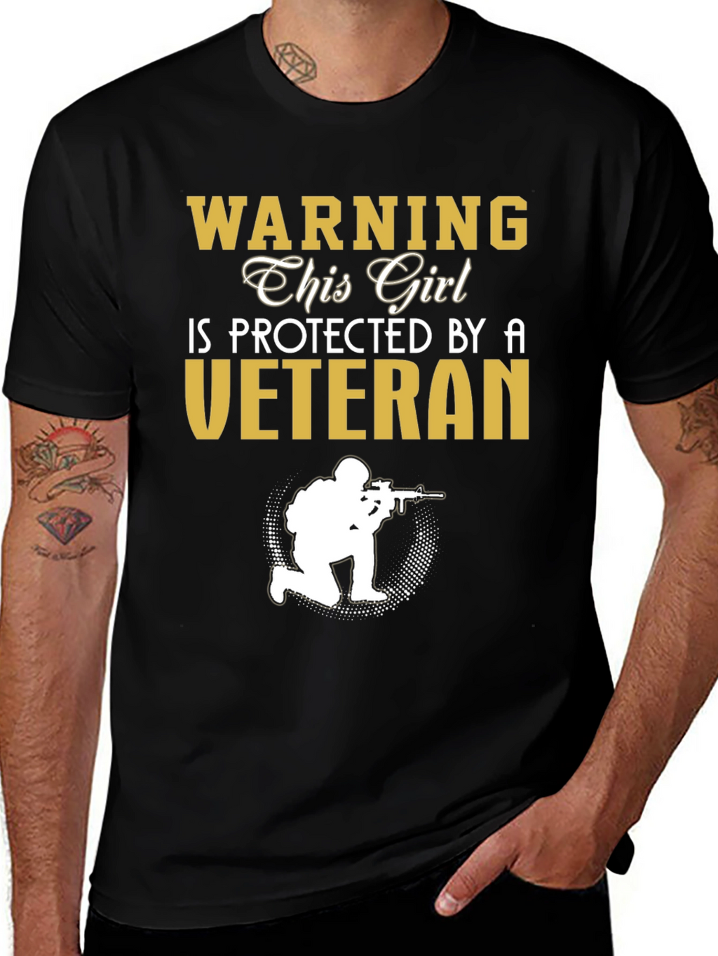 Protected by a Veteran T-Shirt