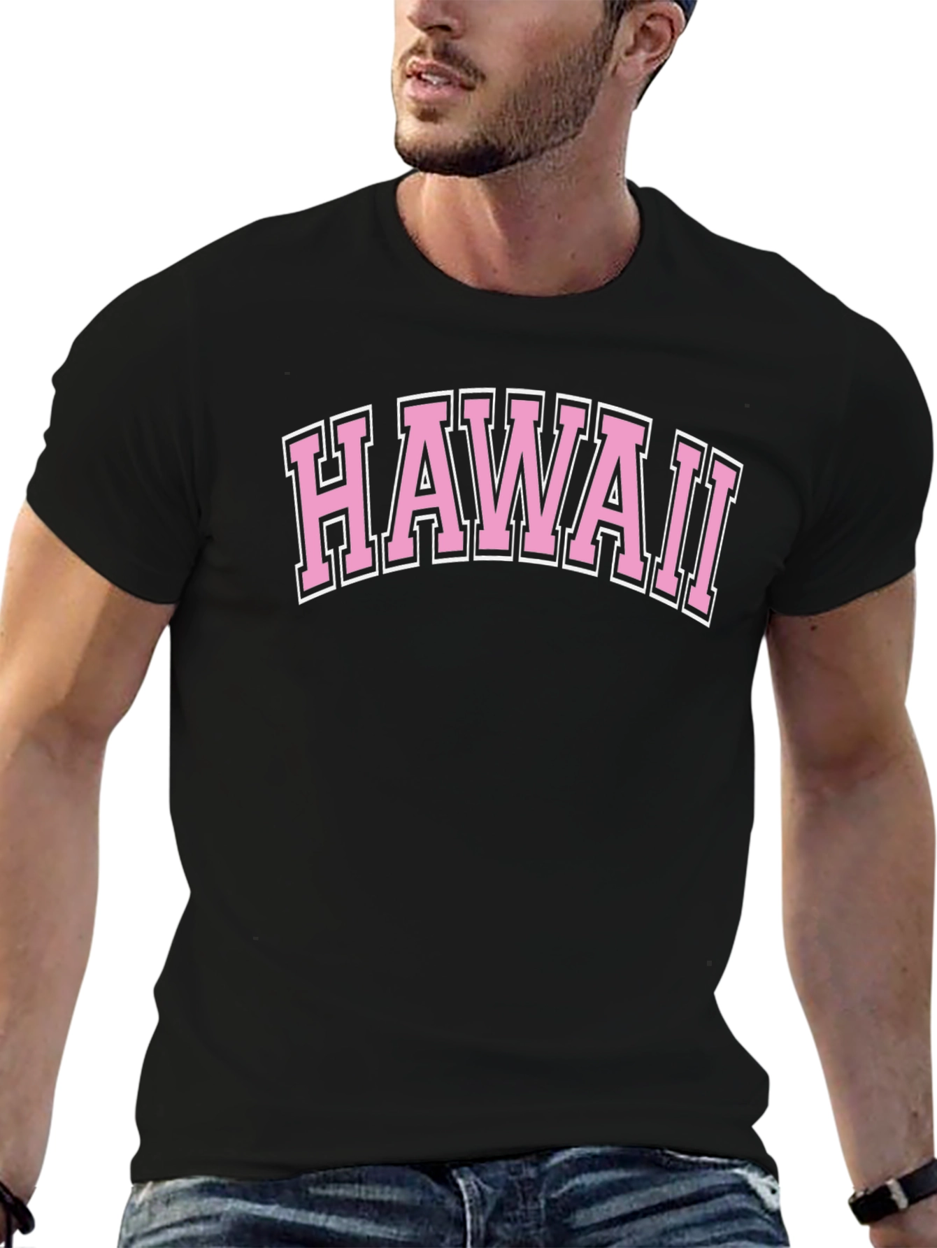 Hawaii Graphic Tee - Black