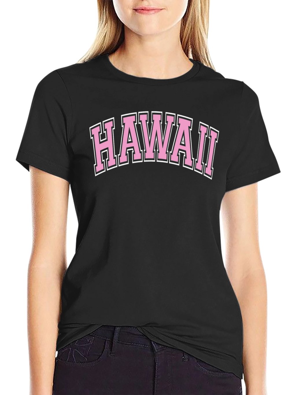 Hawaii Graphic Tee - Black