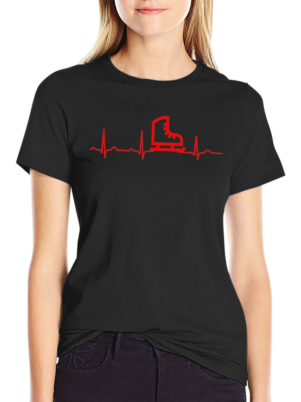 Skate Heartbeat Graphic T-Shirt