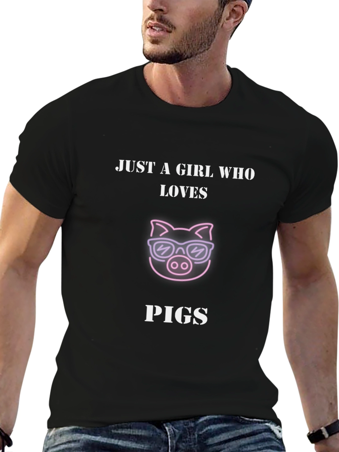 Just A Girl Who Loves Pigs T-Shirt