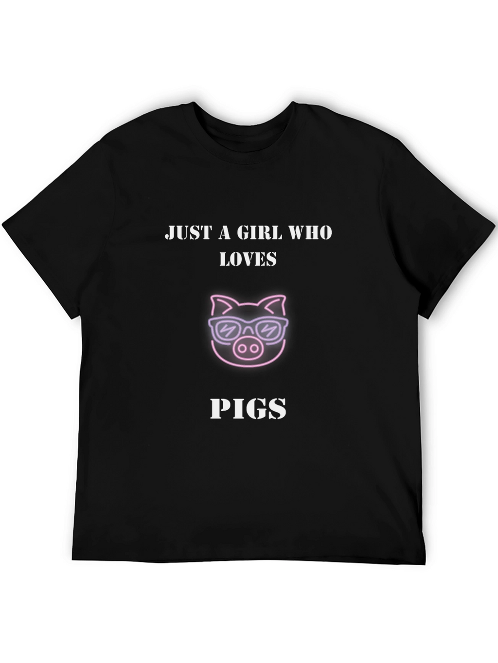 Just A Girl Who Loves Pigs T-Shirt
