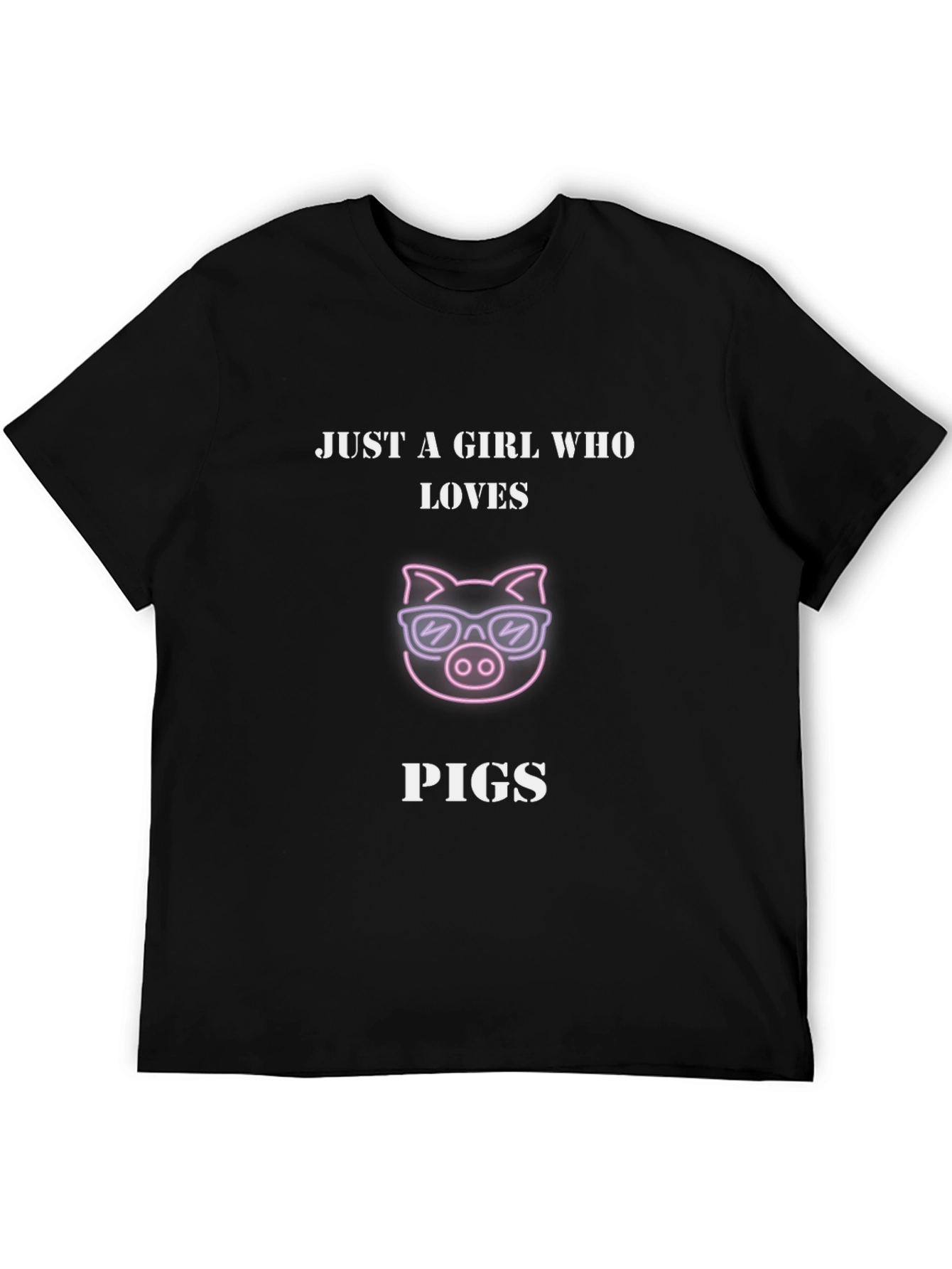 Just A Girl Who Loves Pigs T-Shirt