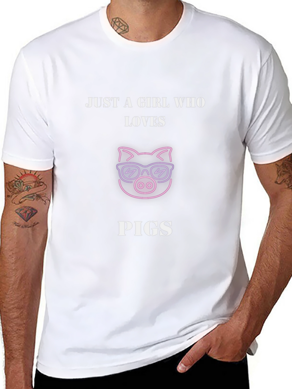 Just A Girl Who Loves Pigs T-Shirt