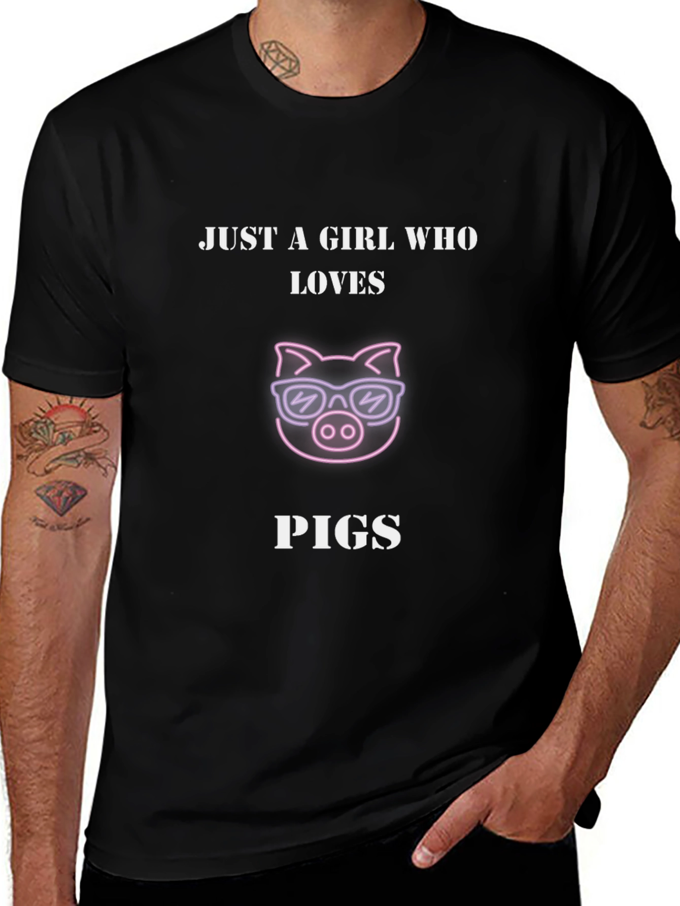 Just A Girl Who Loves Pigs T-Shirt