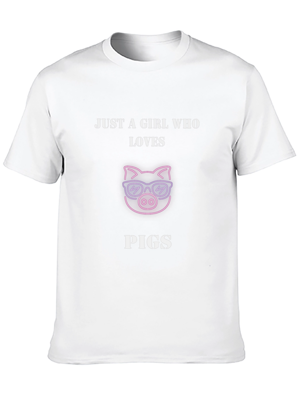 Just A Girl Who Loves Pigs T-Shirt