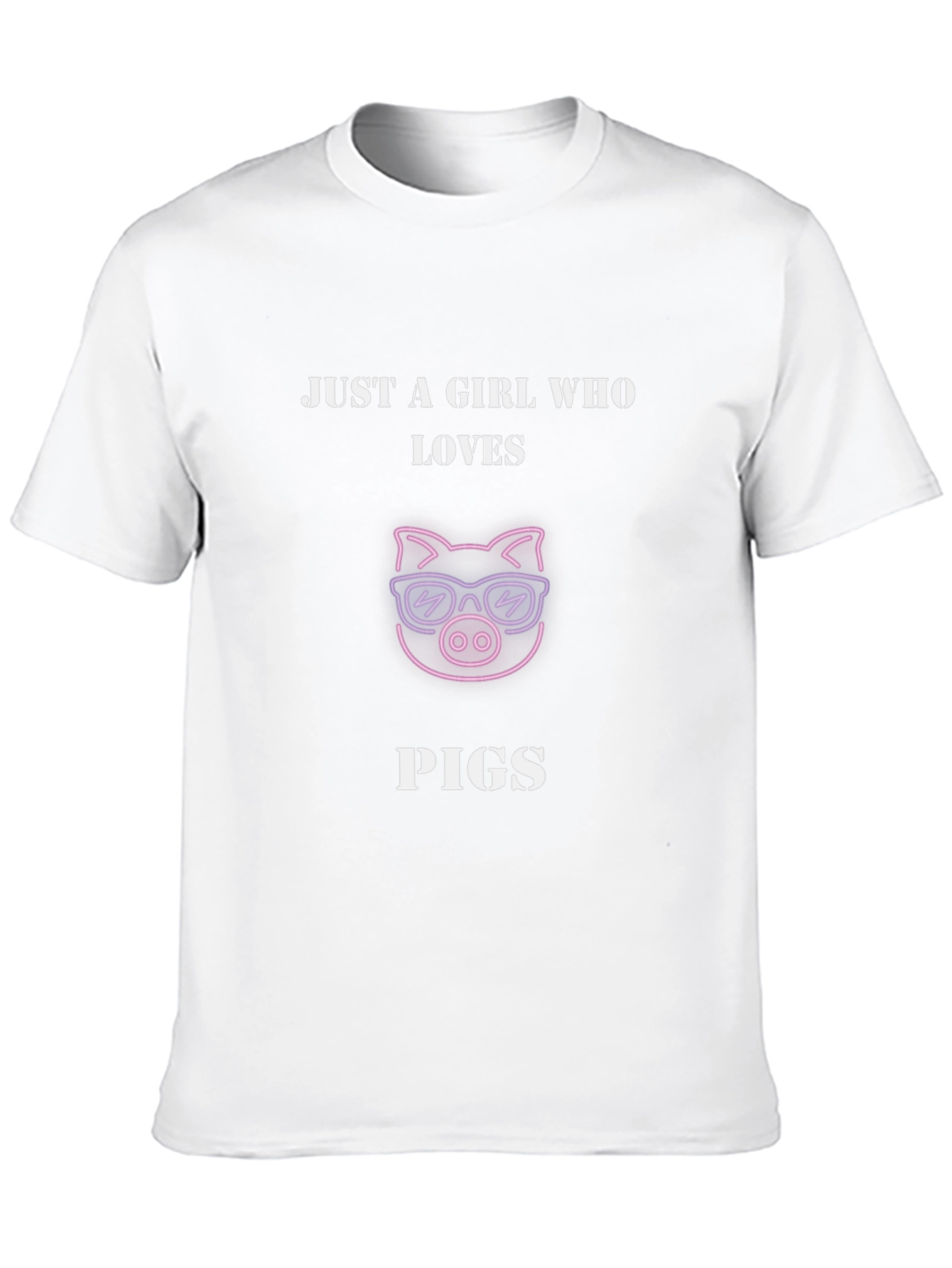Just A Girl Who Loves Pigs T-Shirt