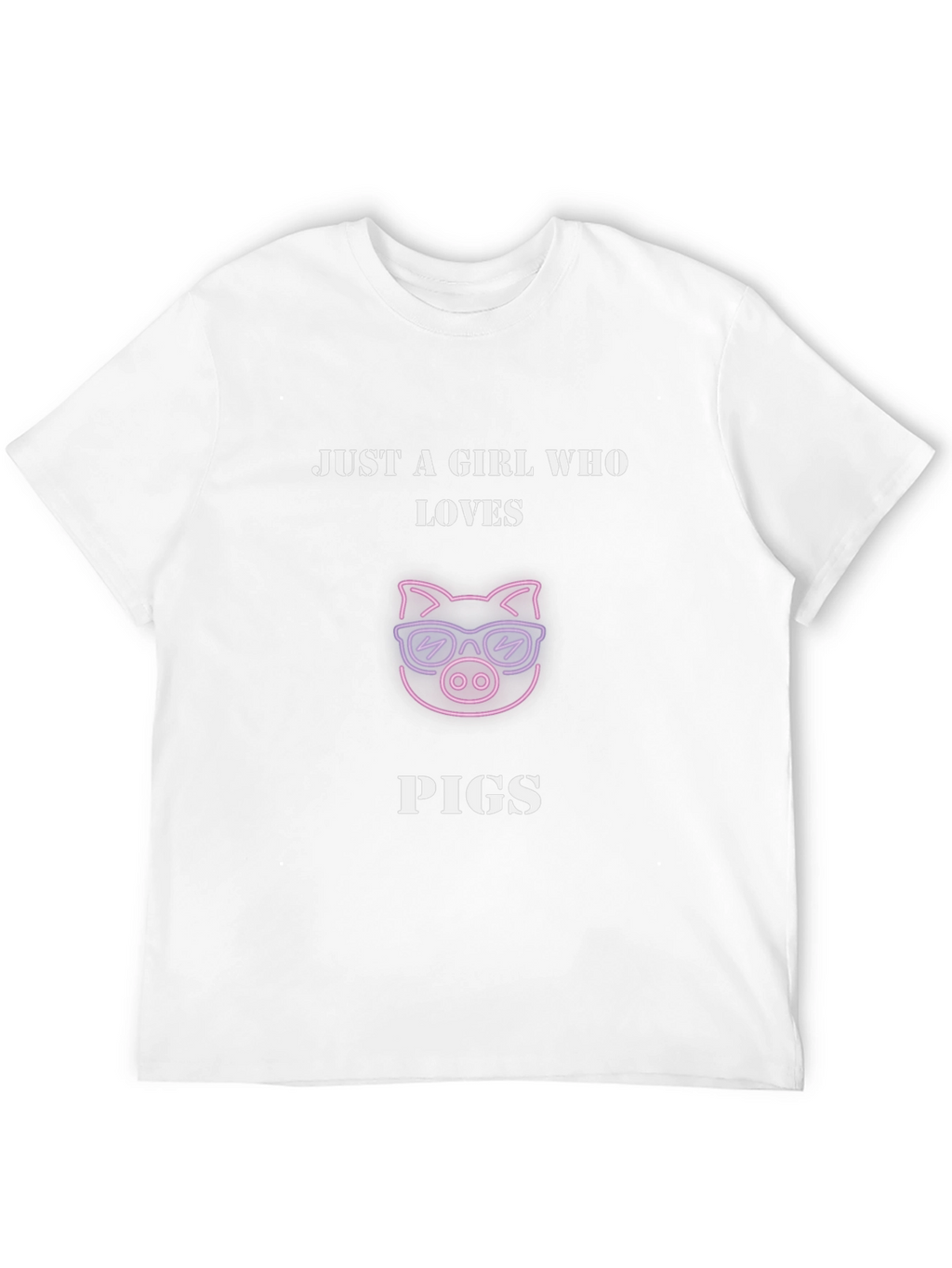 Just A Girl Who Loves Pigs T-Shirt