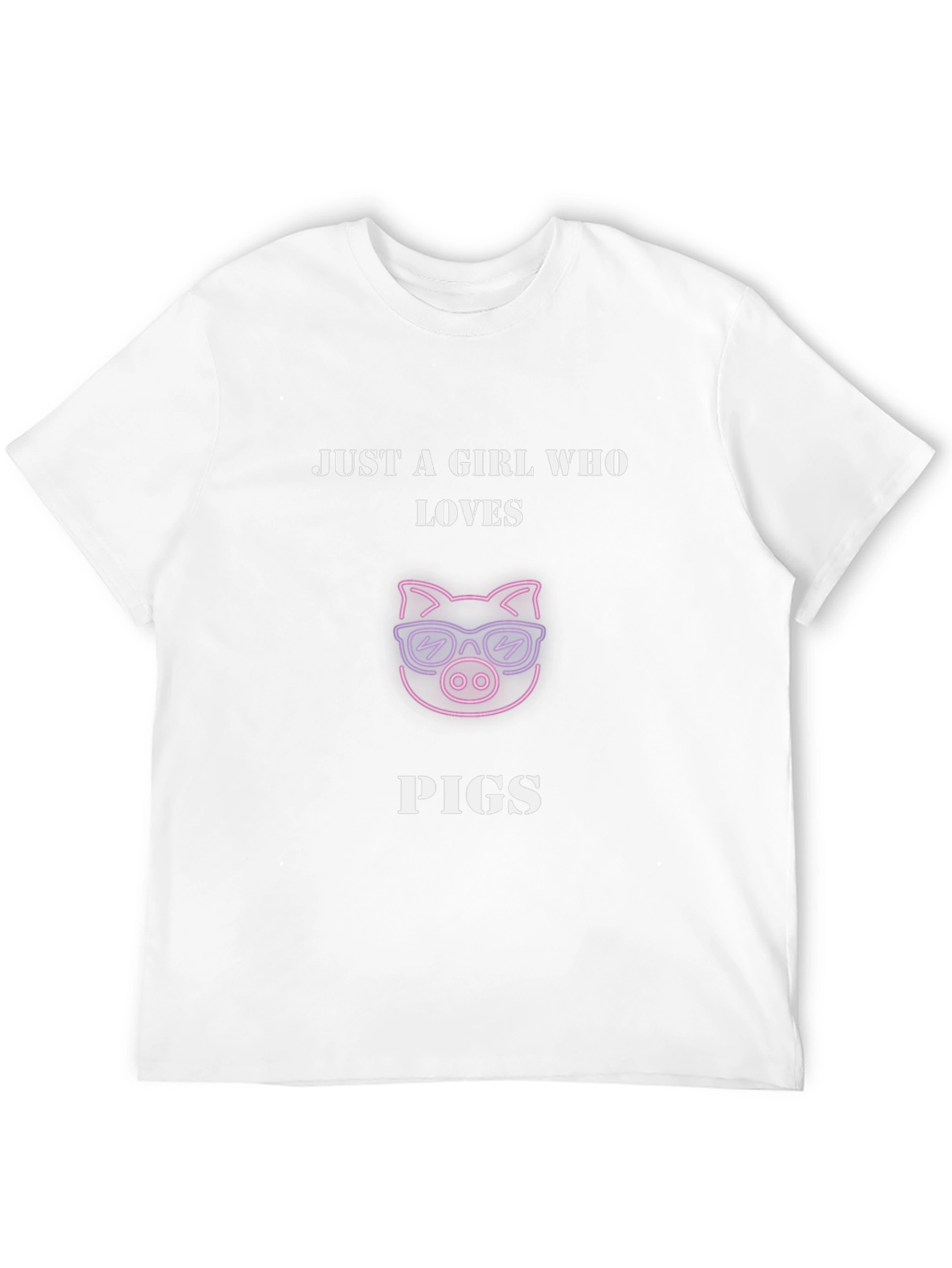 Just A Girl Who Loves Pigs T-Shirt