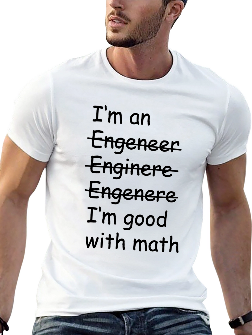 Funny Engineer T-Shirt - Good With Math