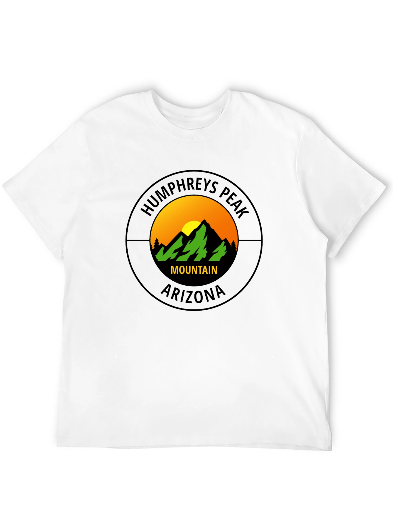 Humphreys Peak Mountain Arizona T-Shirt