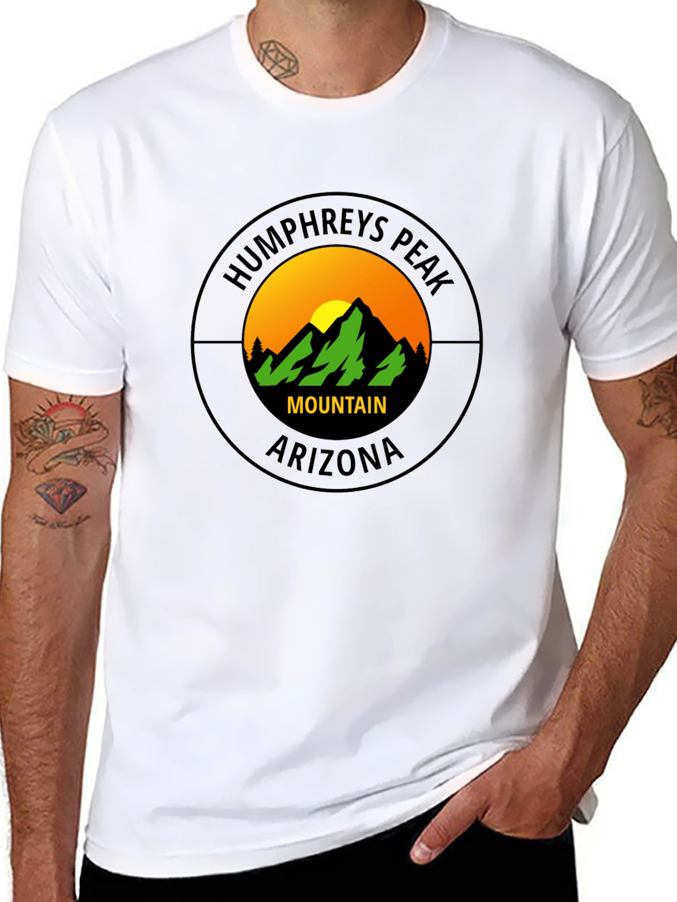 Humphreys Peak Mountain Arizona T-Shirt