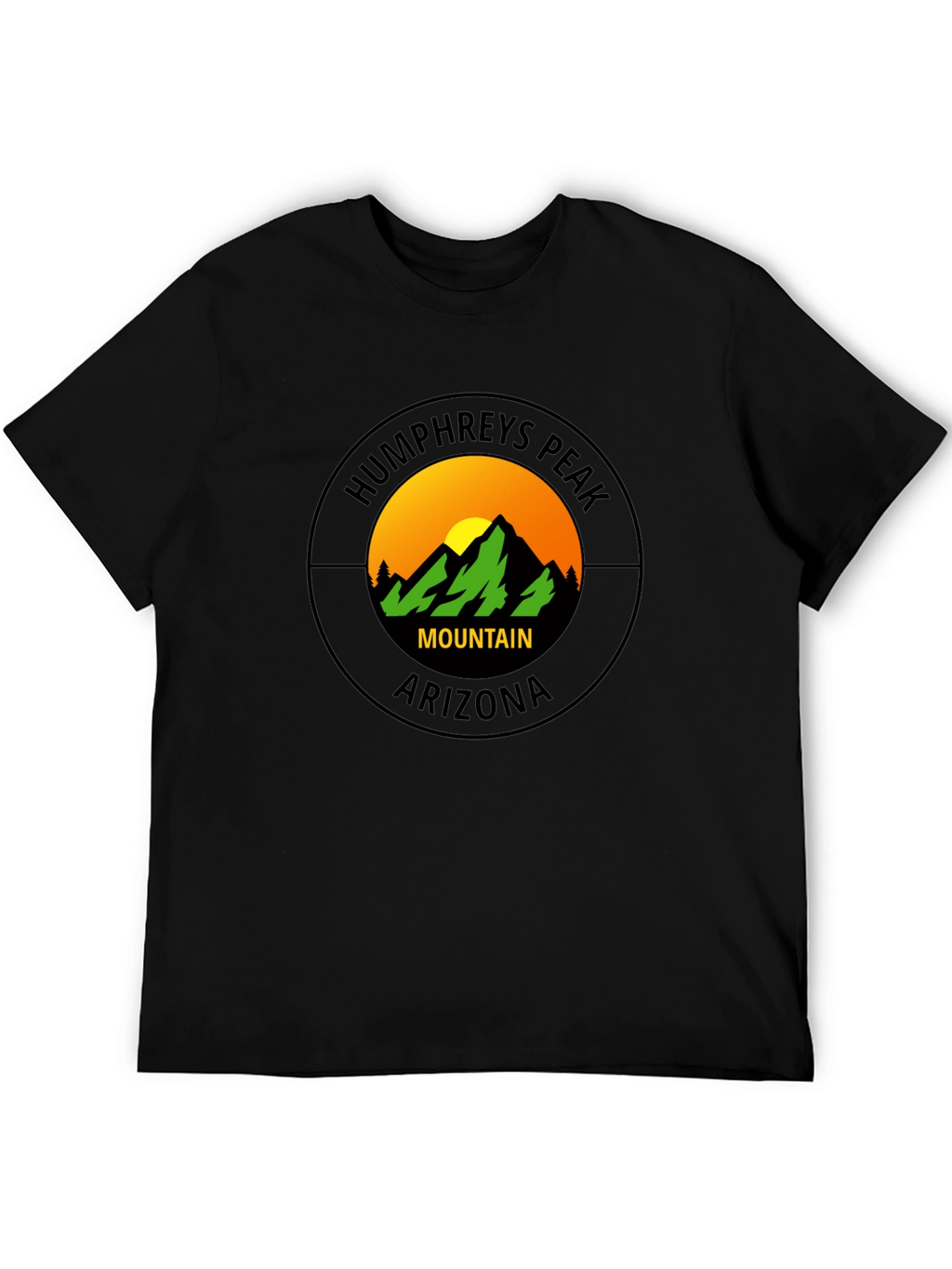 Humphreys Peak Mountain Arizona T-Shirt