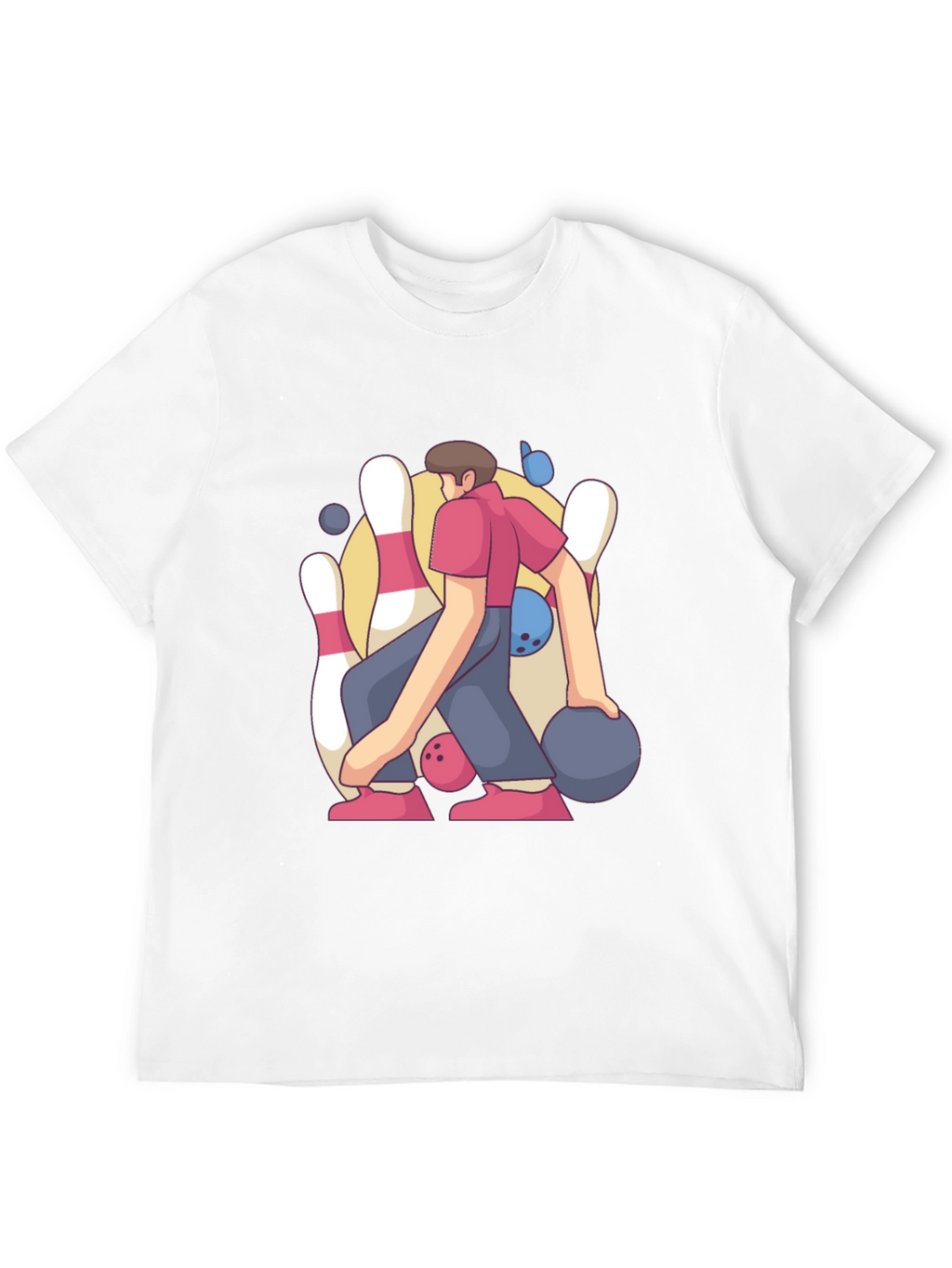 Bowling Strike Graphic Tee