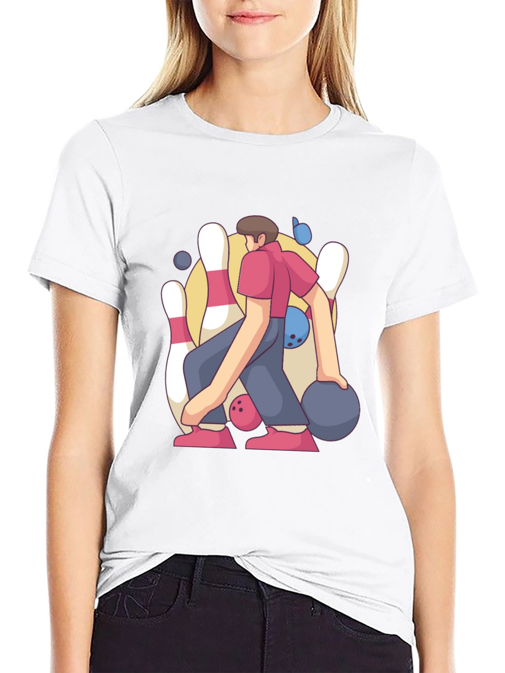 Bowling Strike Graphic Tee