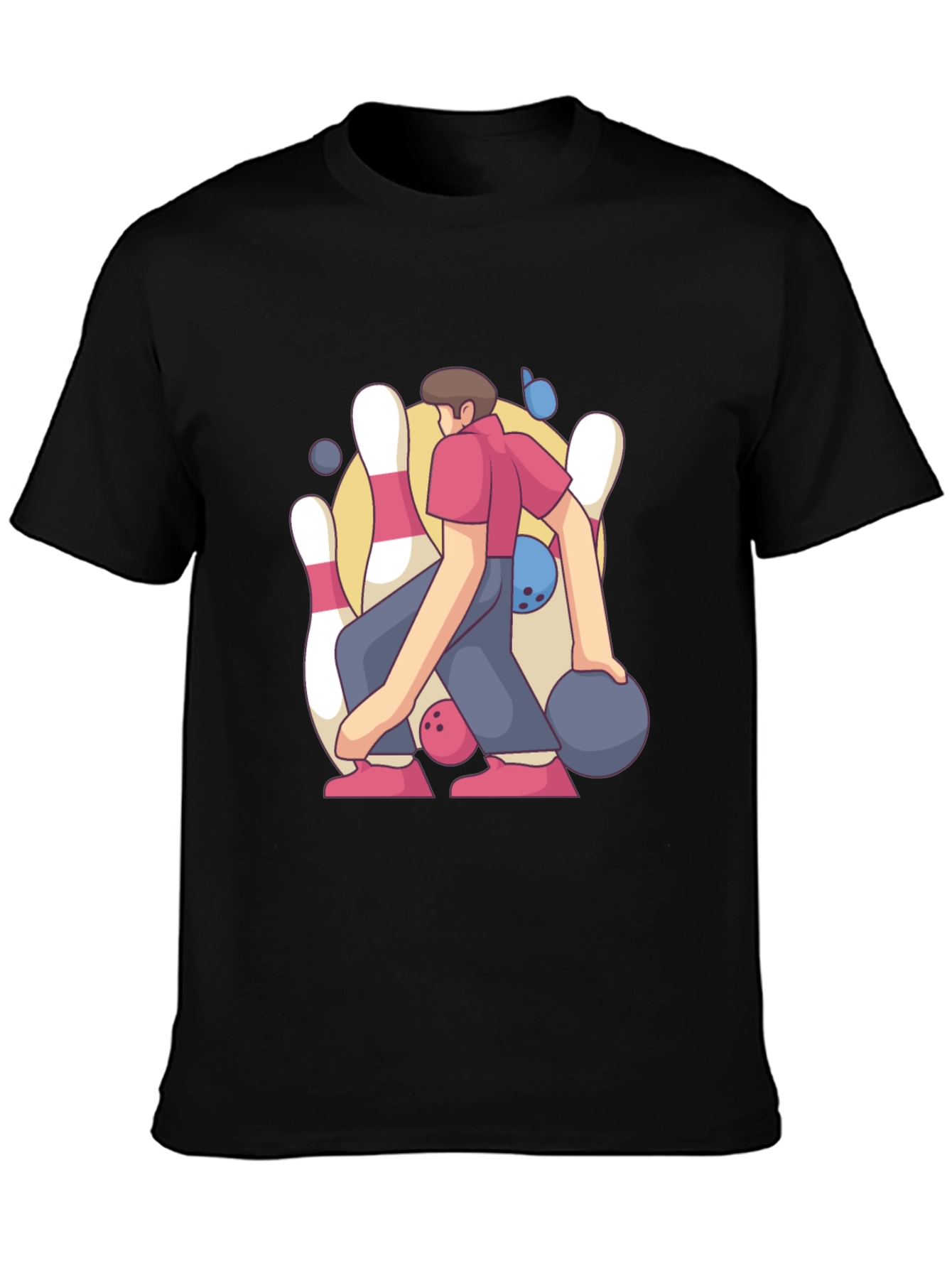 Bowling Strike Graphic Tee