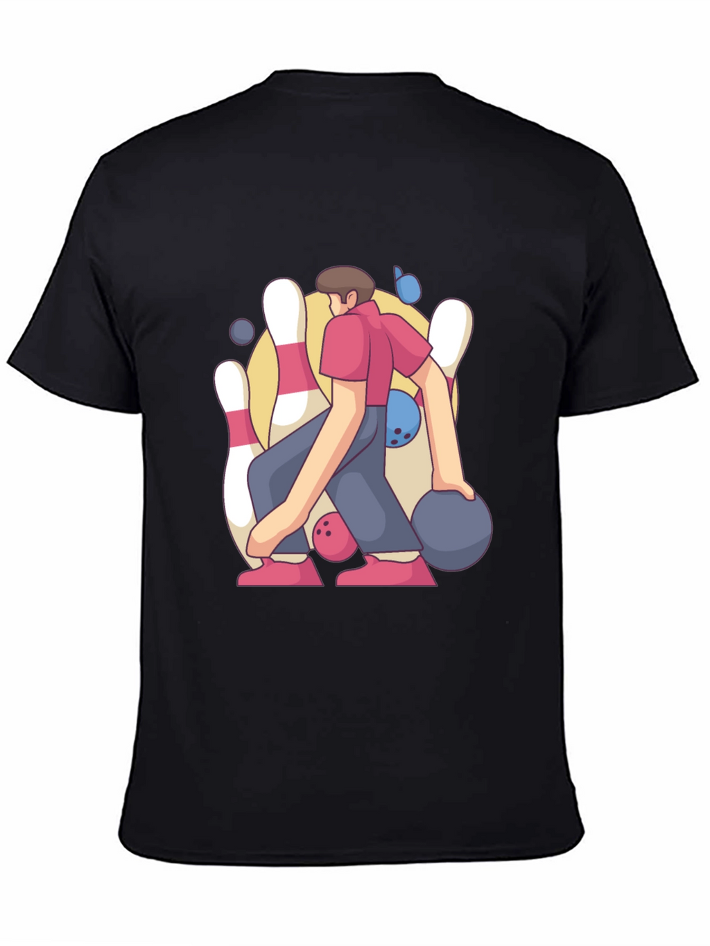 Bowling Strike Graphic Tee