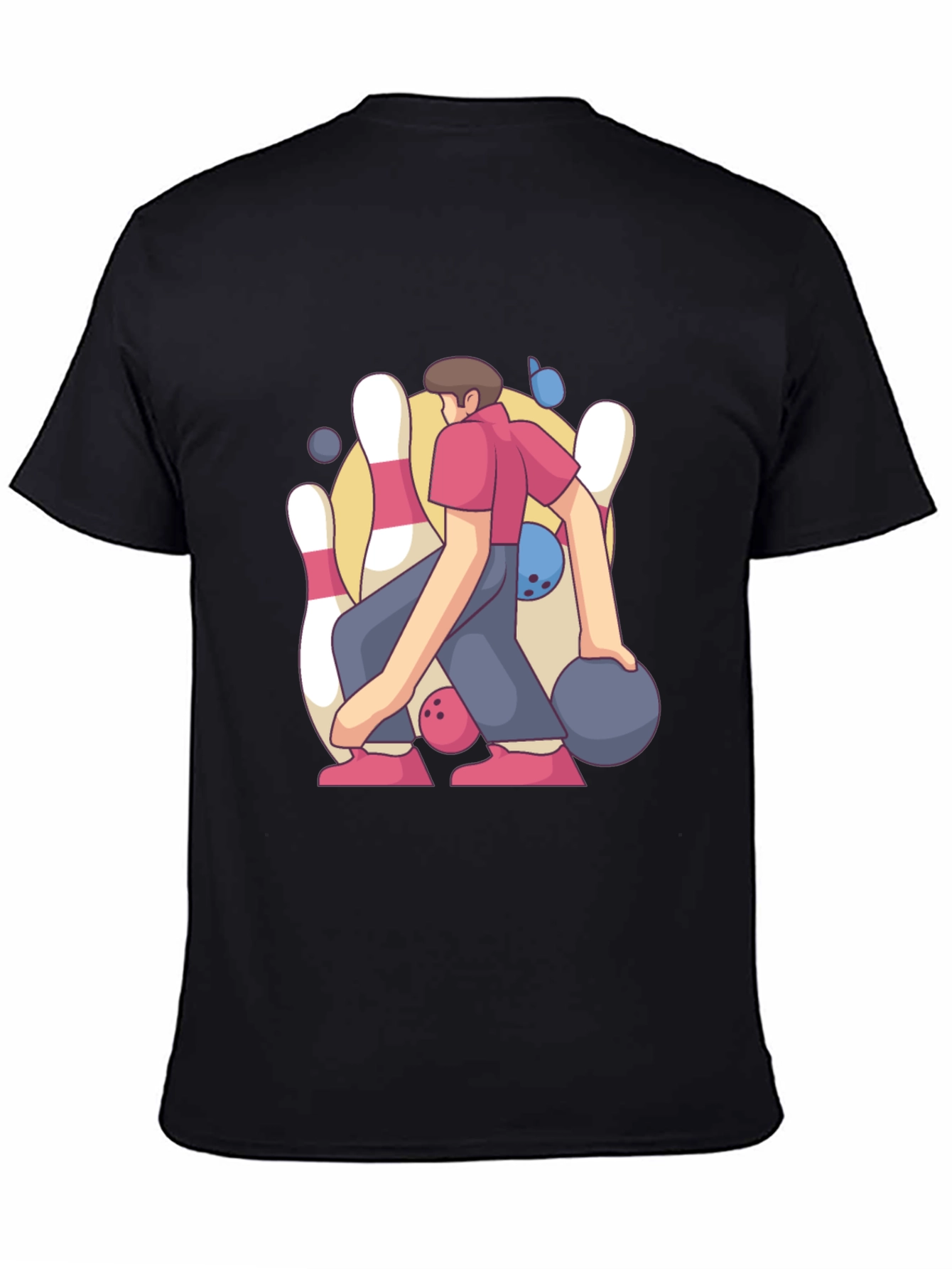 Bowling Strike Graphic Tee