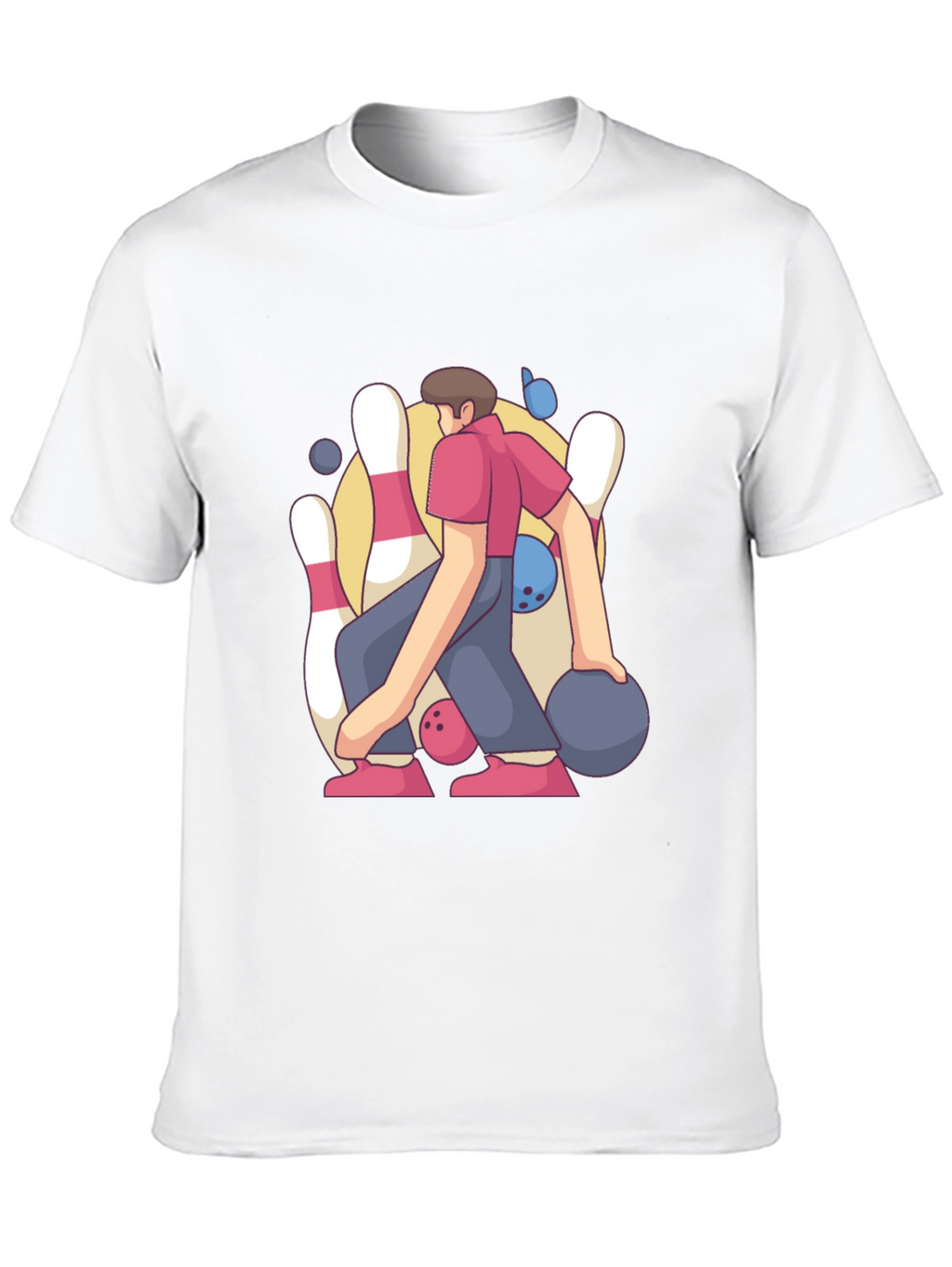 Bowling Strike Graphic Tee