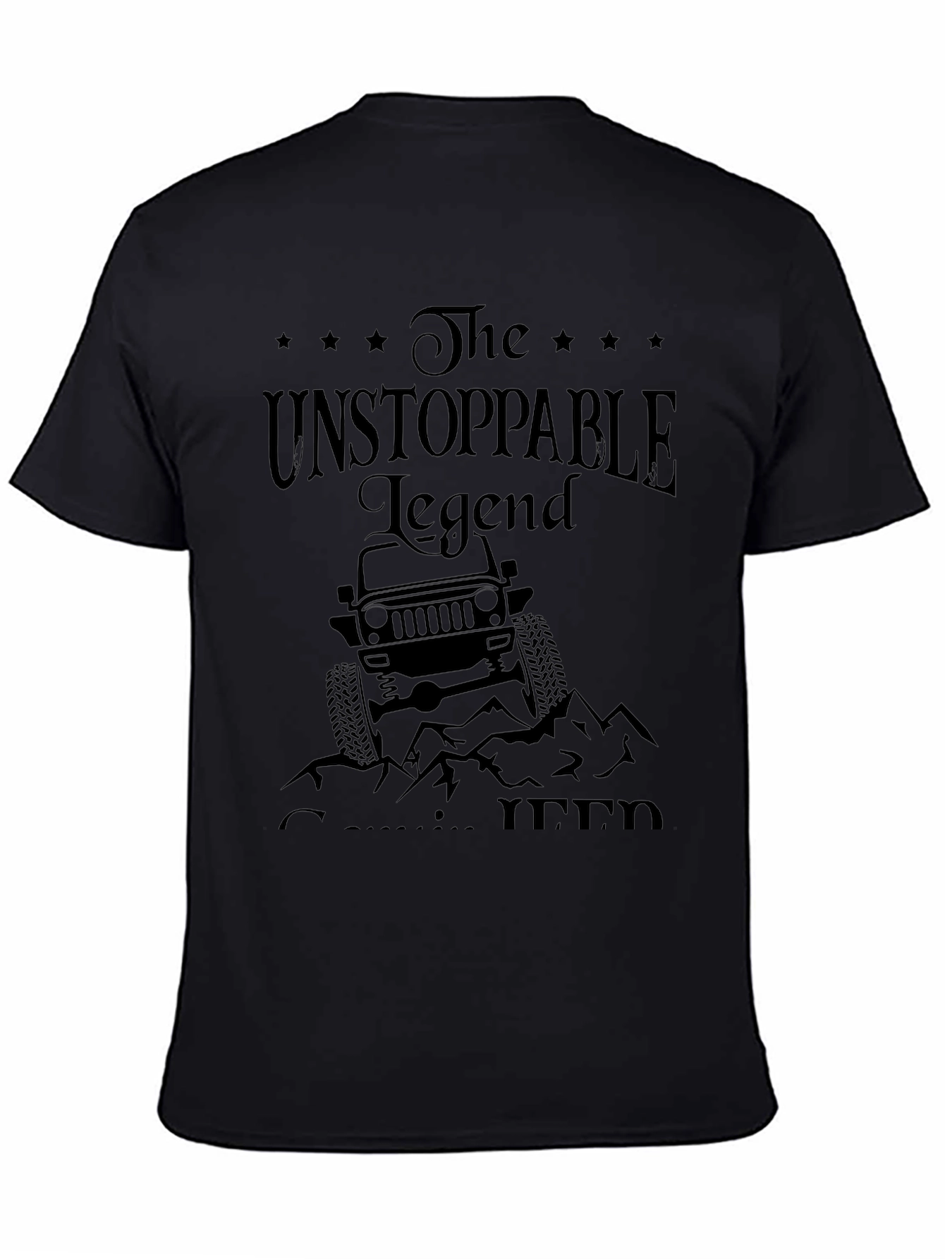 The Unstoppable Legend Jeep T-Shirt