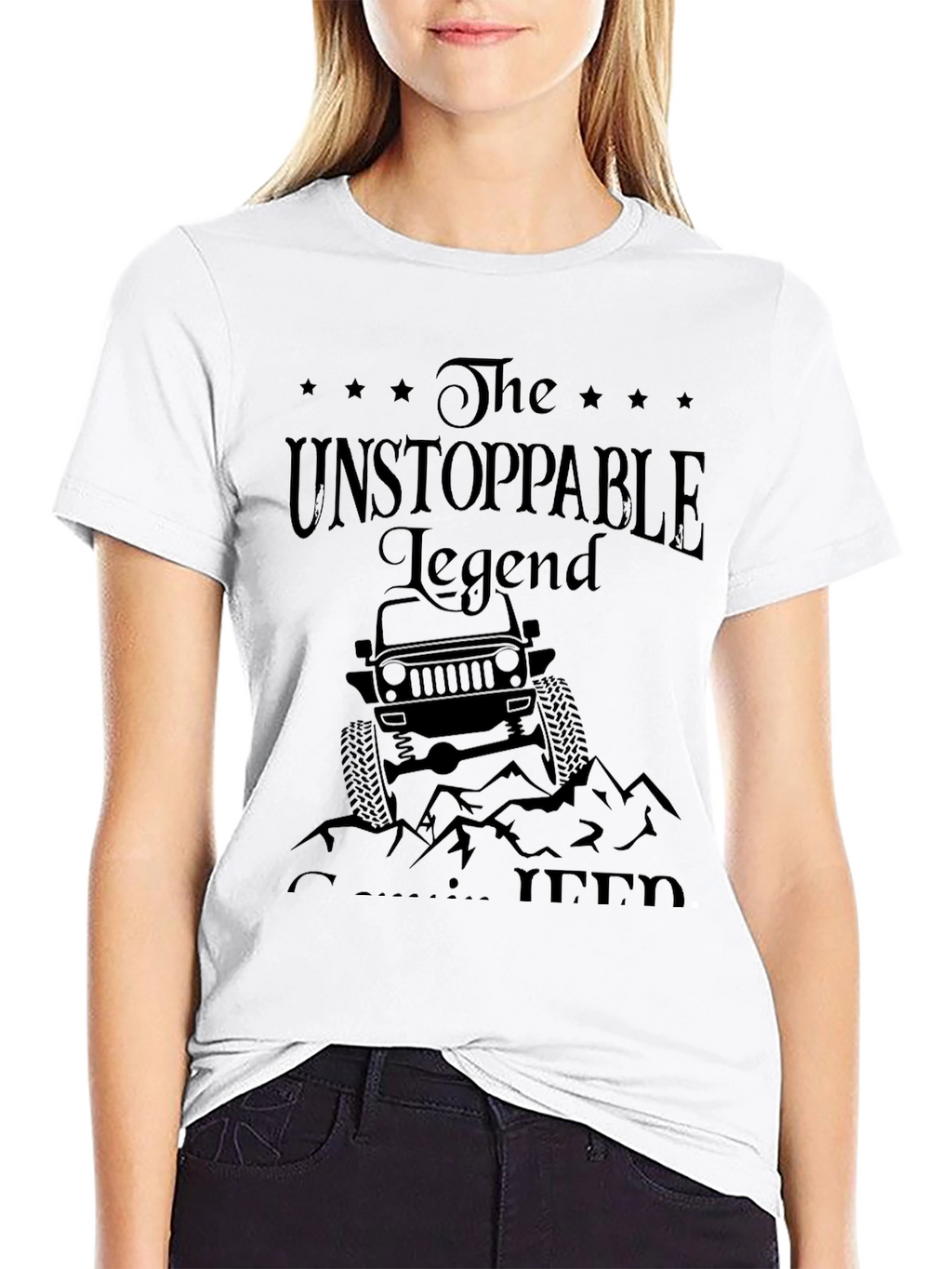 The Unstoppable Legend Jeep T-Shirt