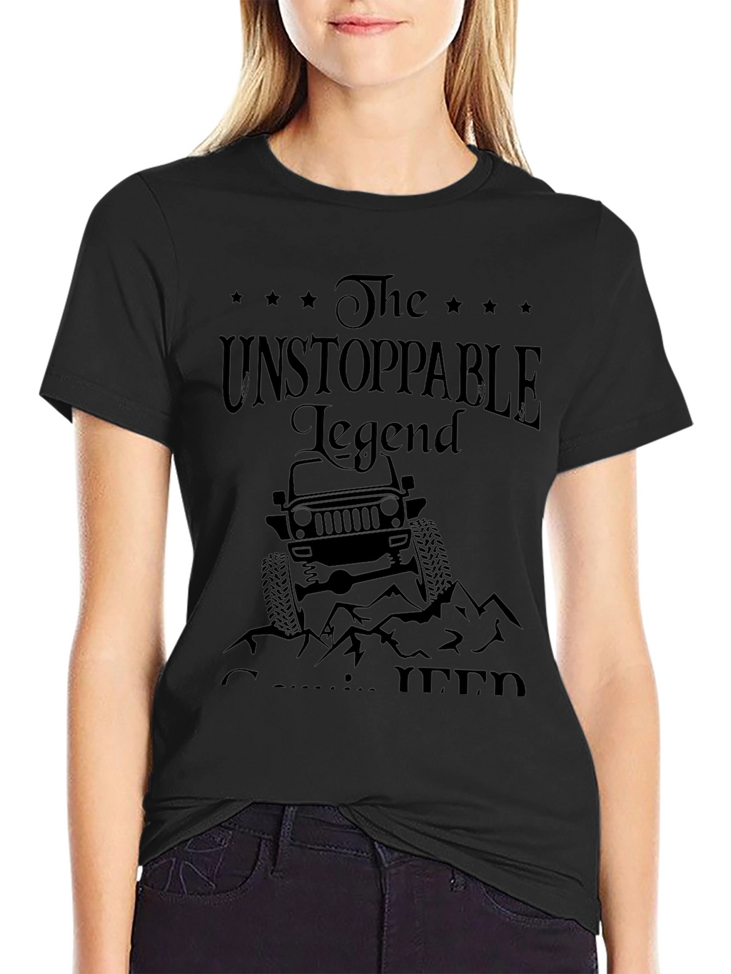 The Unstoppable Legend Jeep T-Shirt