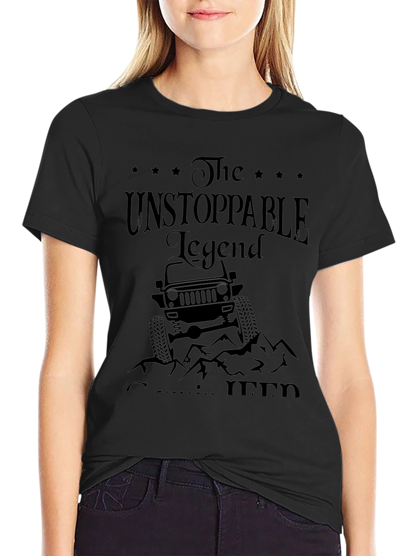 The Unstoppable Legend Jeep T-Shirt