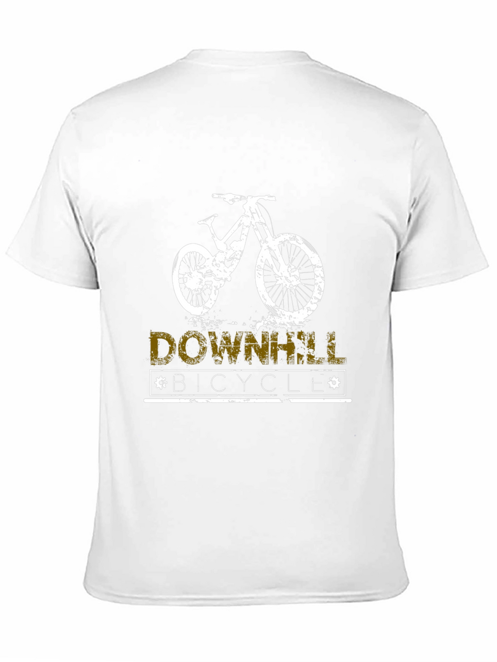 Downhill Bicycle T-Shirt - Black Graphic Tee