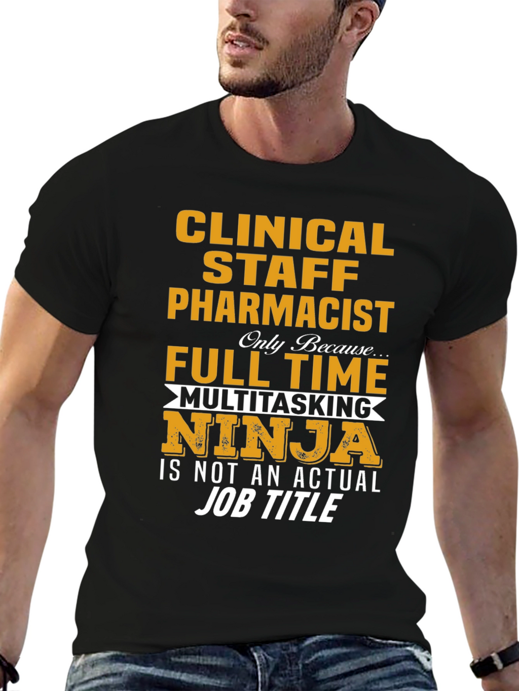 Clinical Staff Pharmacist Multitasking Ninja T-Shirt