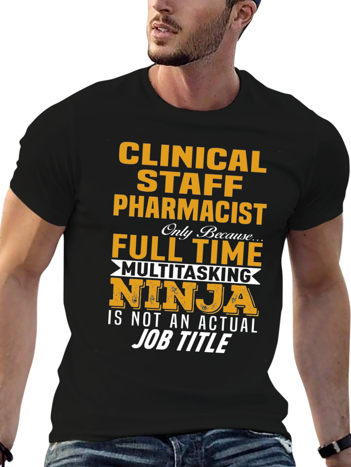 Clinical Staff Pharmacist Multitasking Ninja T-Shirt