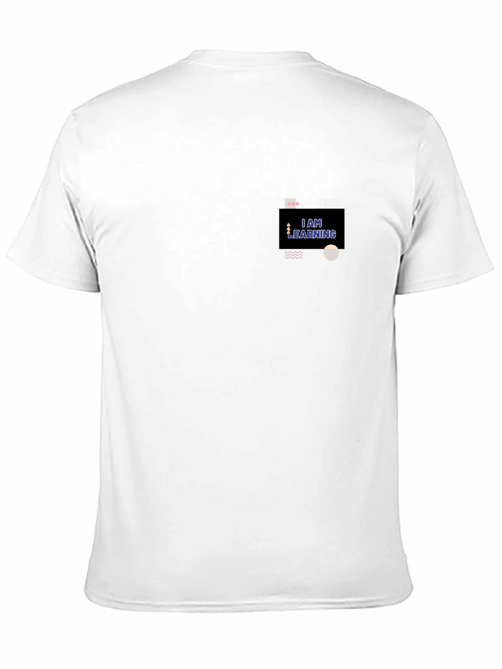 I AM LEARNING Black Graphic Tee