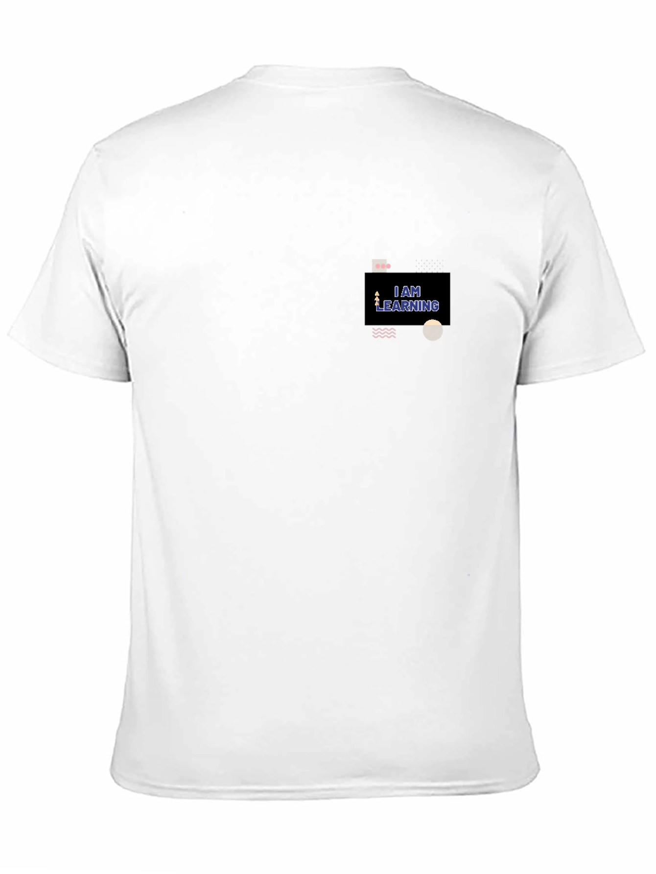 I AM LEARNING Black Graphic Tee