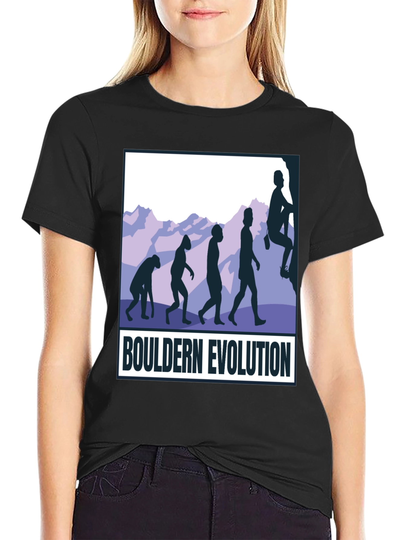 Bouldern Evolution Graphic Tee