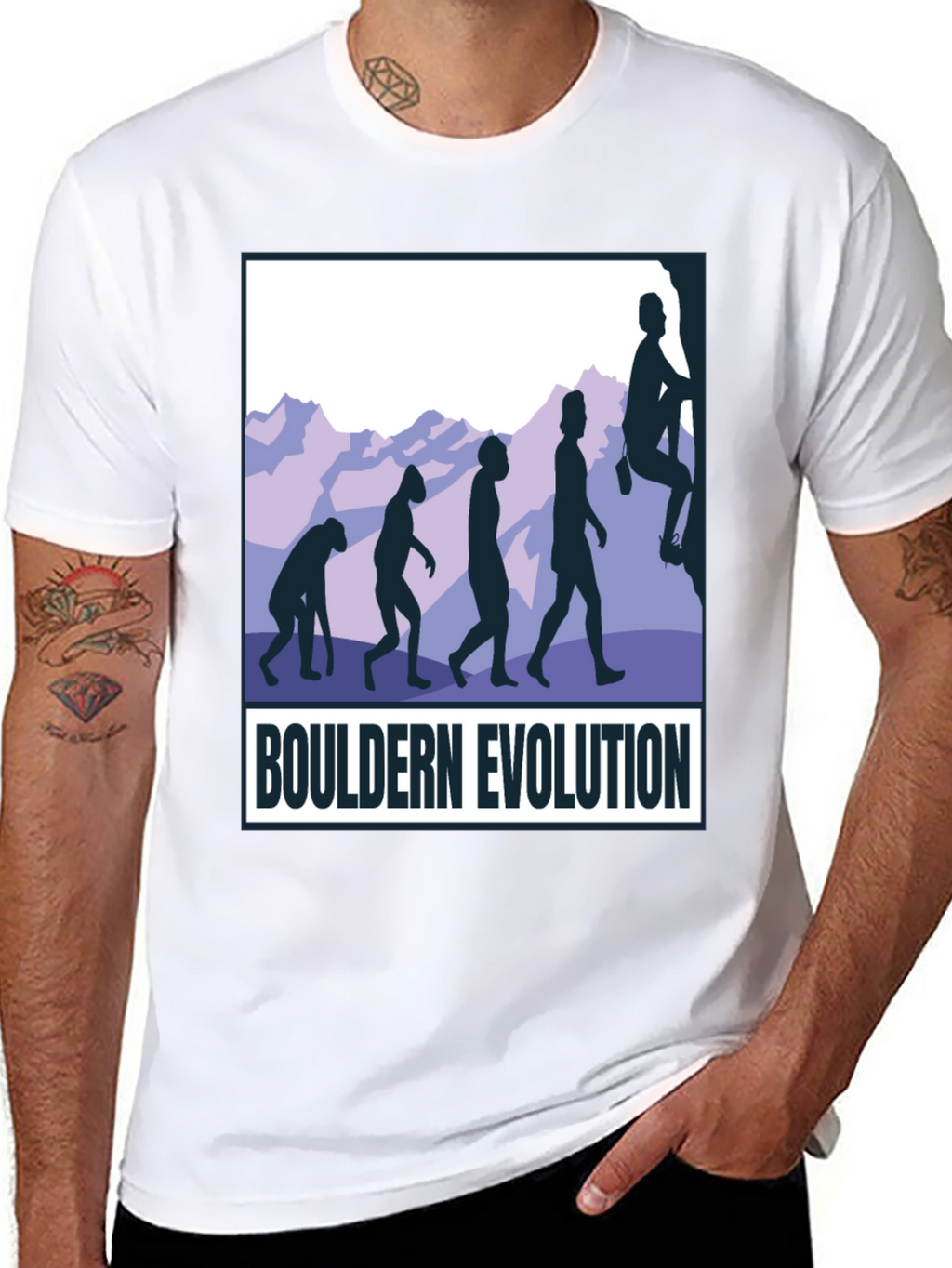 Bouldern Evolution Graphic Tee