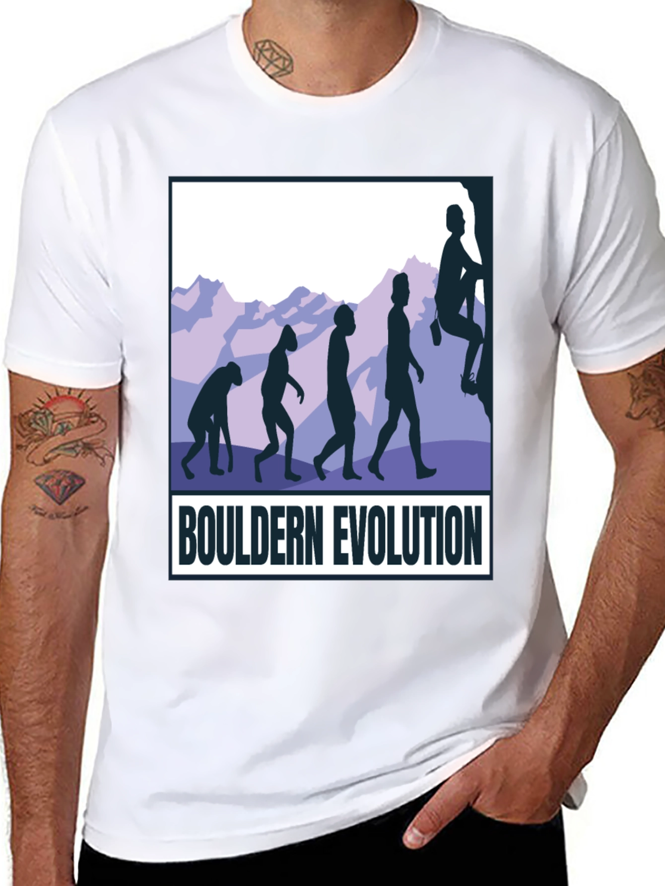 Bouldern Evolution Graphic Tee