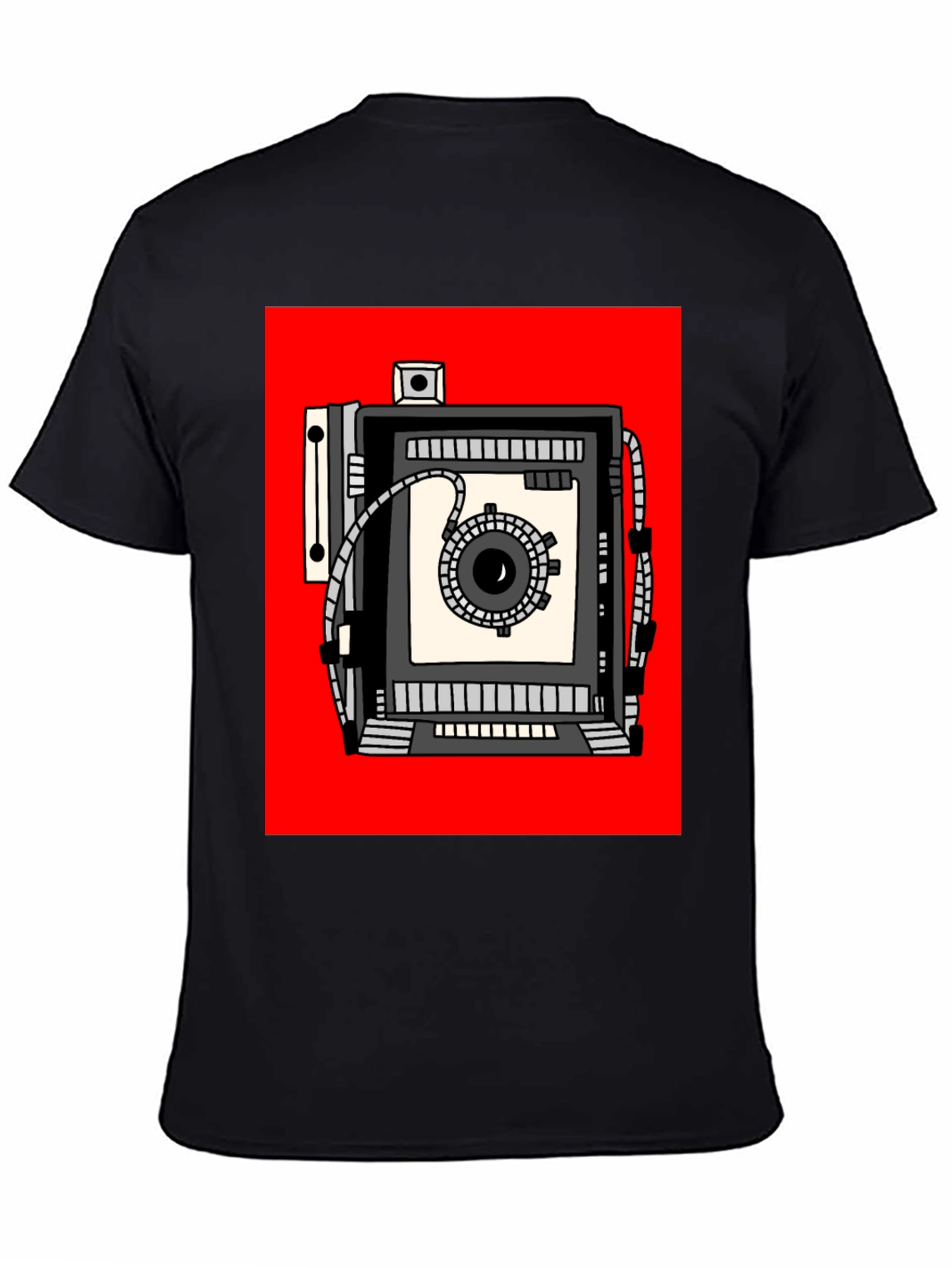 Retro Camera Graphic T-Shirt - Vintage Style Tee