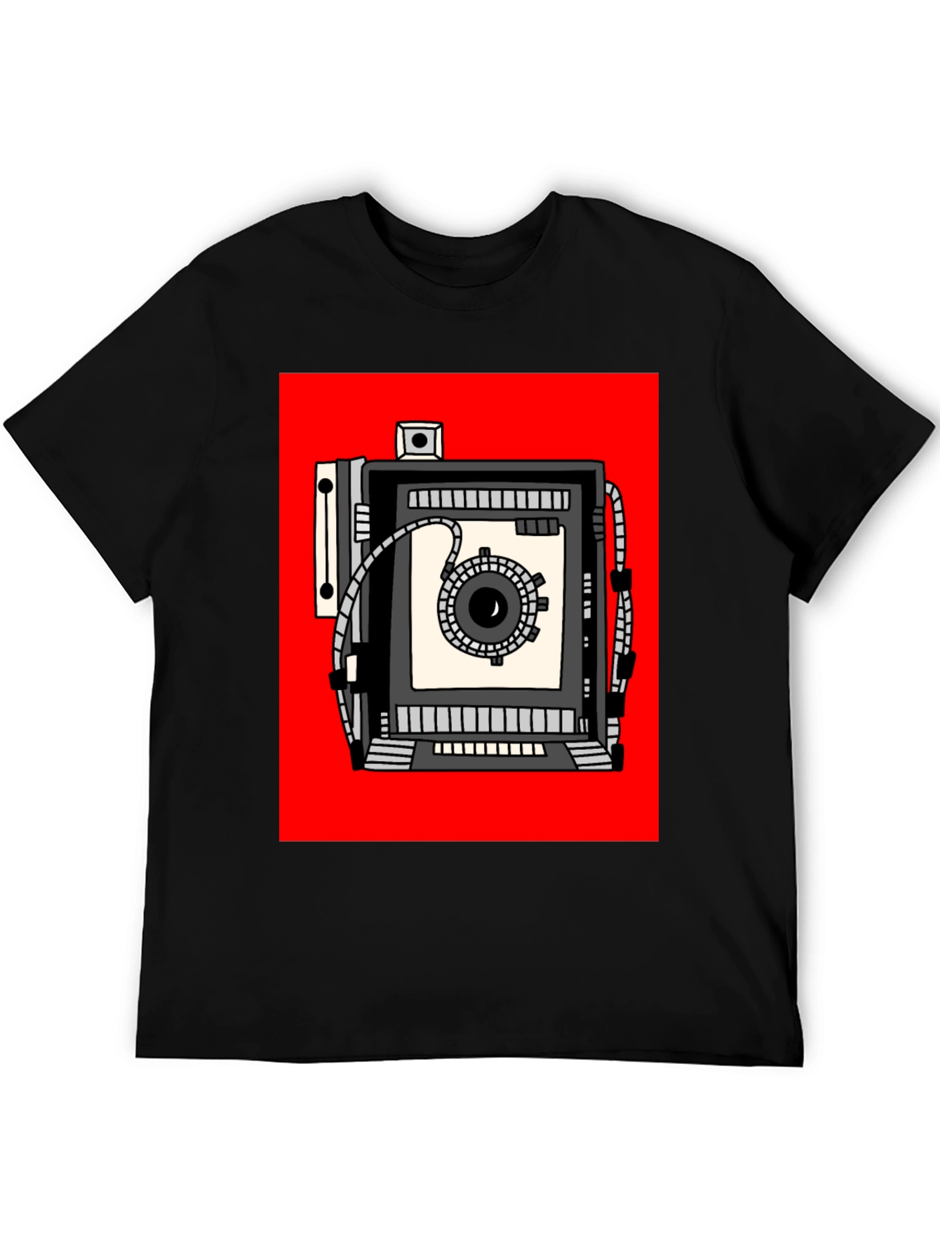 Retro Camera Graphic T-Shirt - Vintage Style Tee