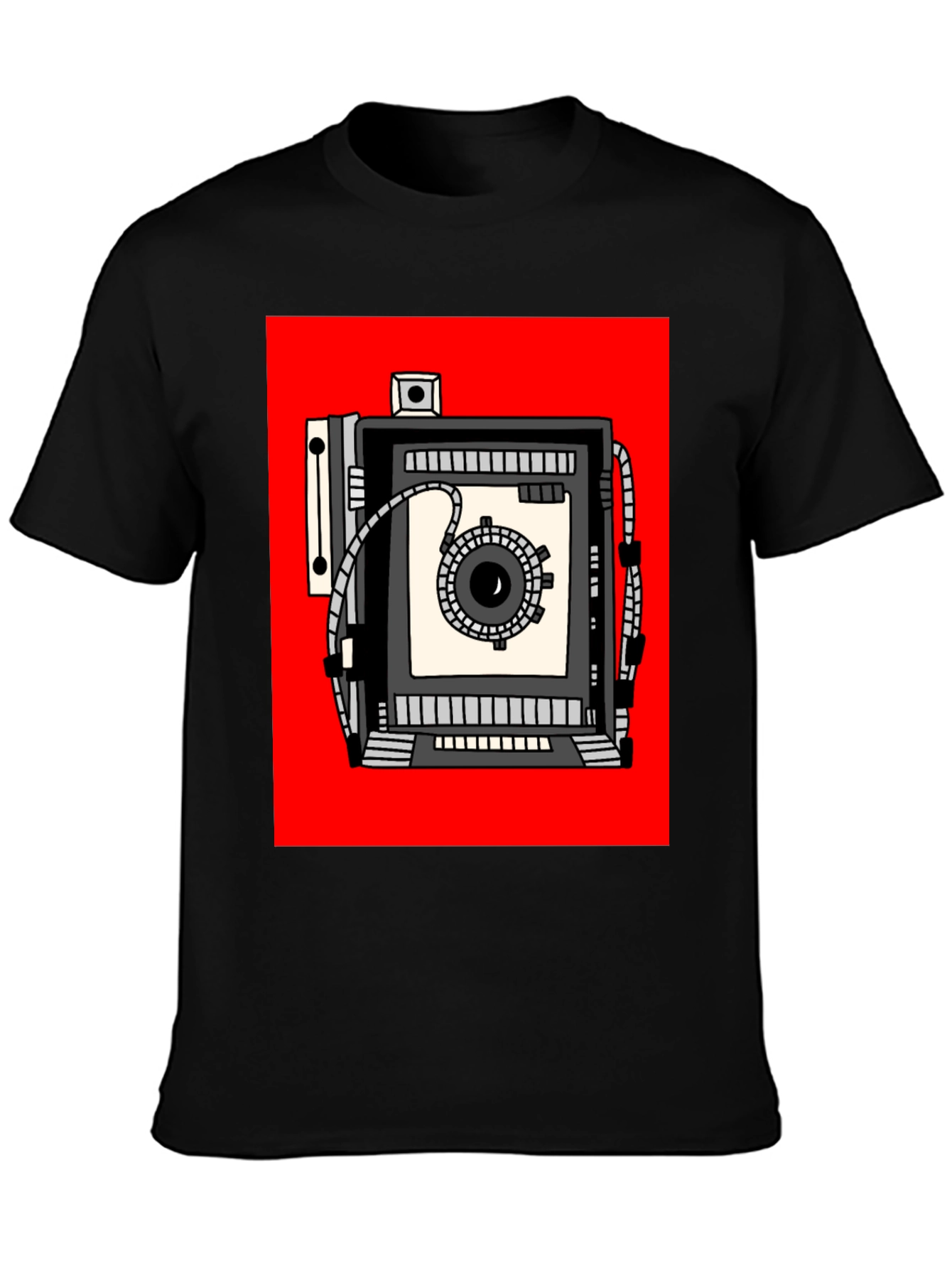 Retro Camera Graphic T-Shirt - Vintage Style Tee