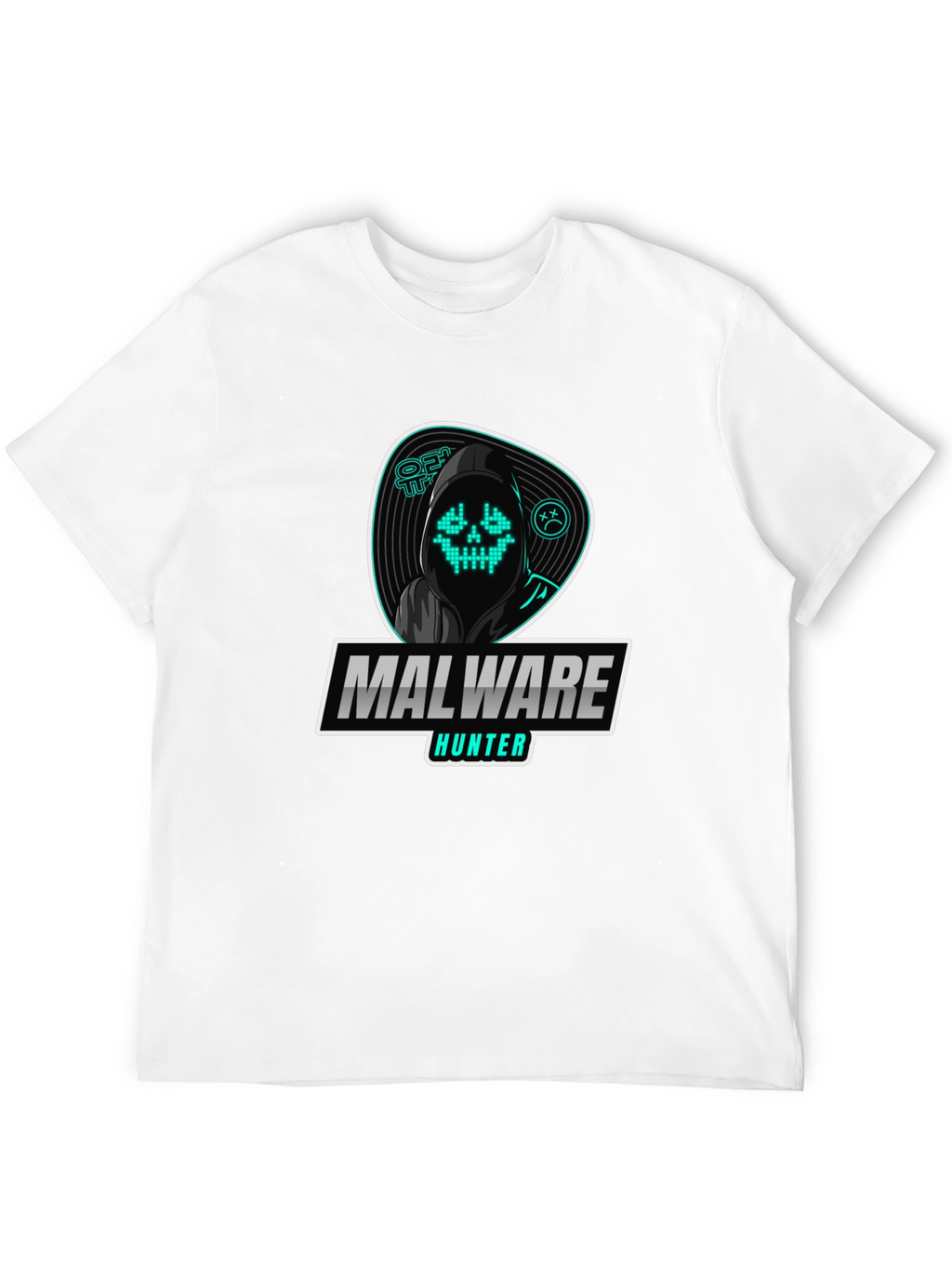 Malware Hunter Graphic T-Shirt - Hacker Style