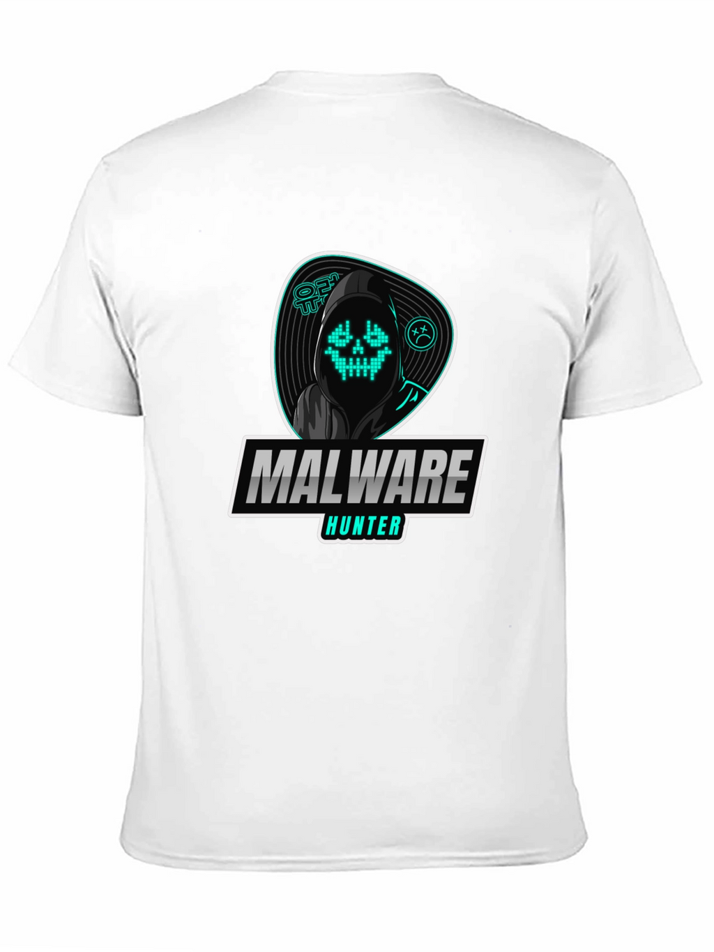 Malware Hunter Graphic T-Shirt - Hacker Style