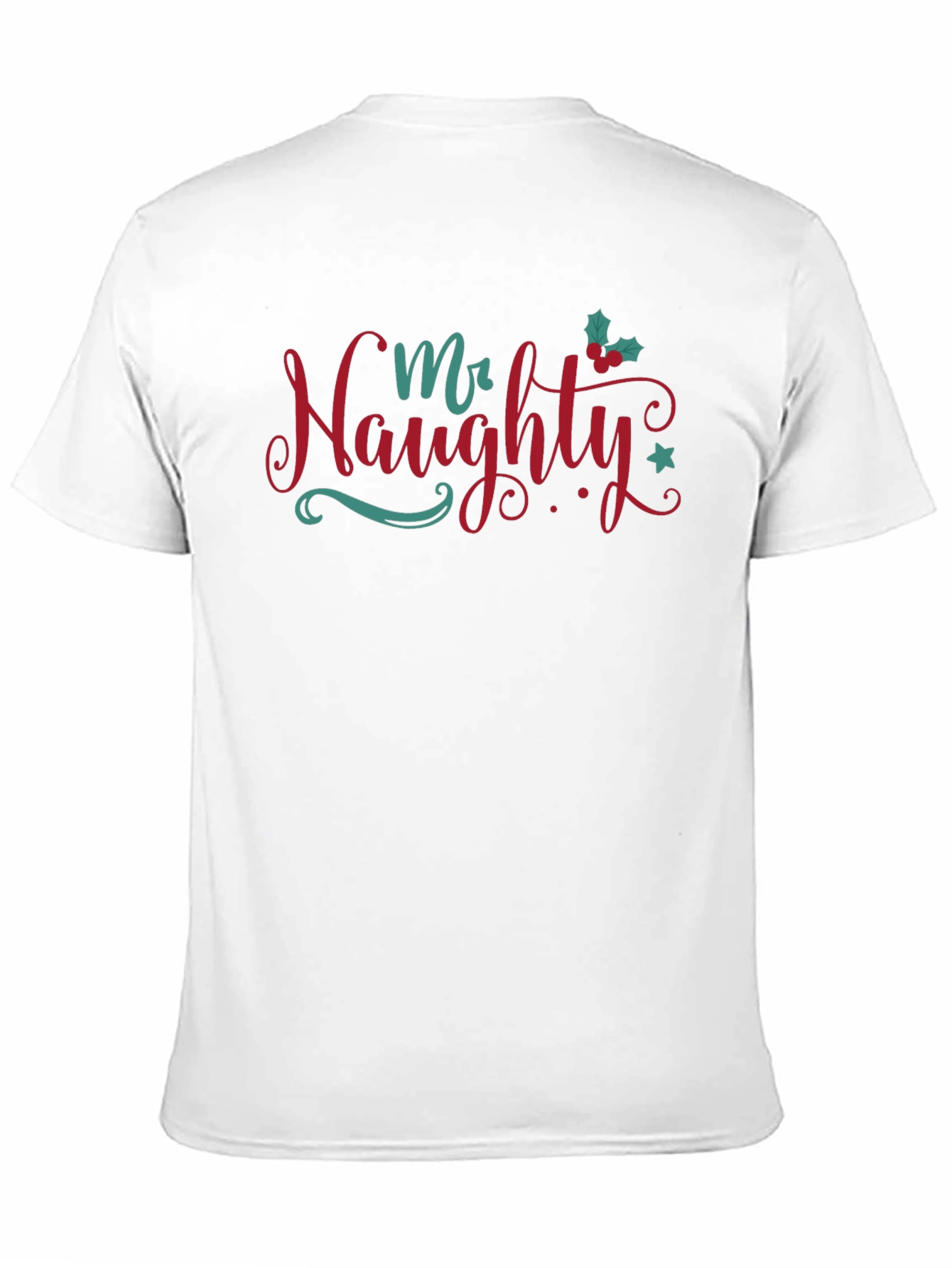 Mr. Naughty Christmas T-Shirt Holiday Apparel